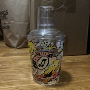 LIVE NATION Cocktail Juice Shaker Cup w/Shot Glass Upper Hand Art Brian Butler